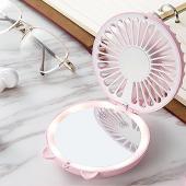 LED Touch Screen Makeup Mirror Fan